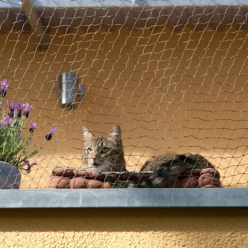 Cat Safety Net - Bite-Resistant & Wire-Reinforced