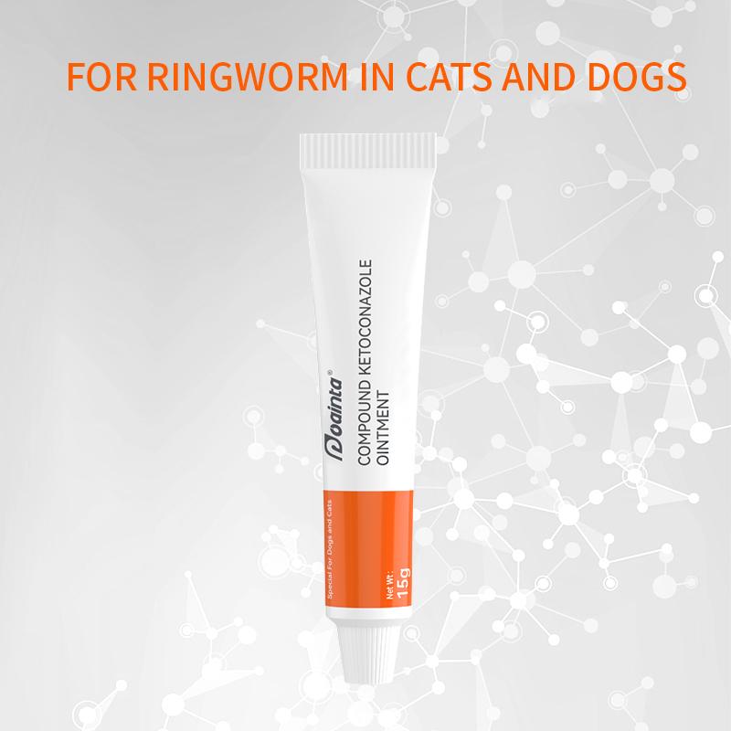 Puainta Ringworm Treatments Ketoconazole Metronidazole Cream for Dogs Cats Ointment