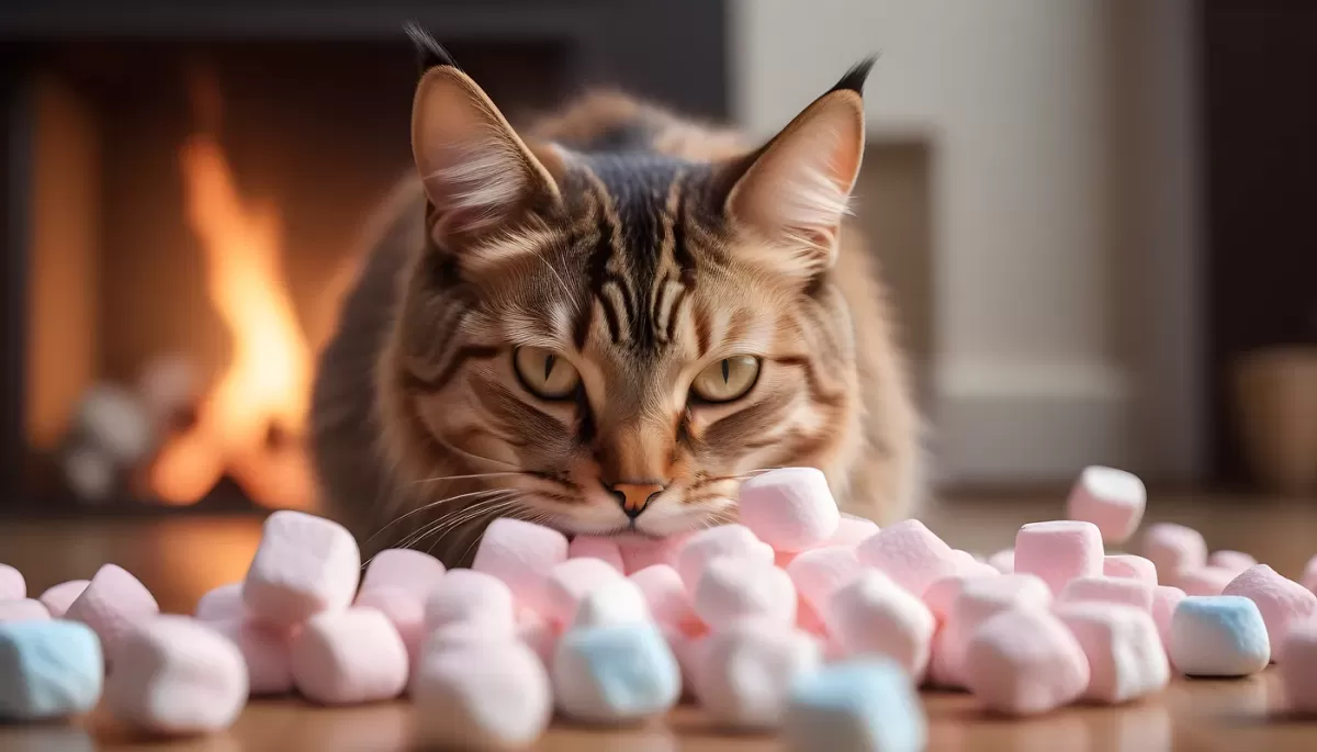 Can Cats Eat Marshmallows