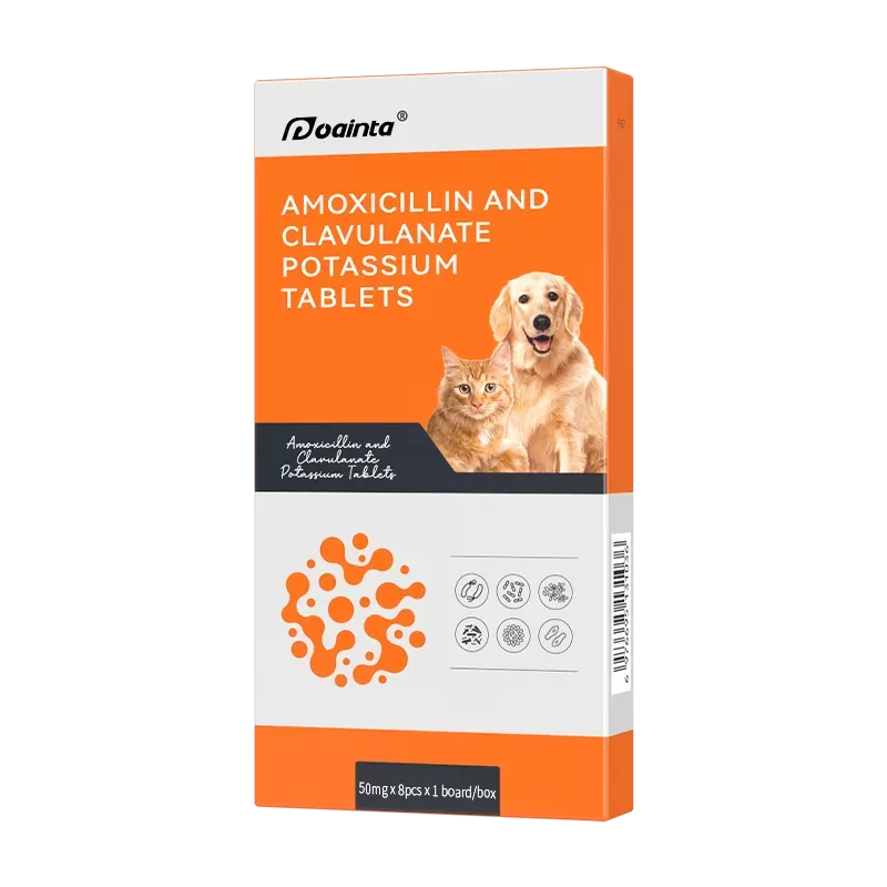 Amoxicilina y Clavulanato Potasio Tabletas para Perros y Gatos