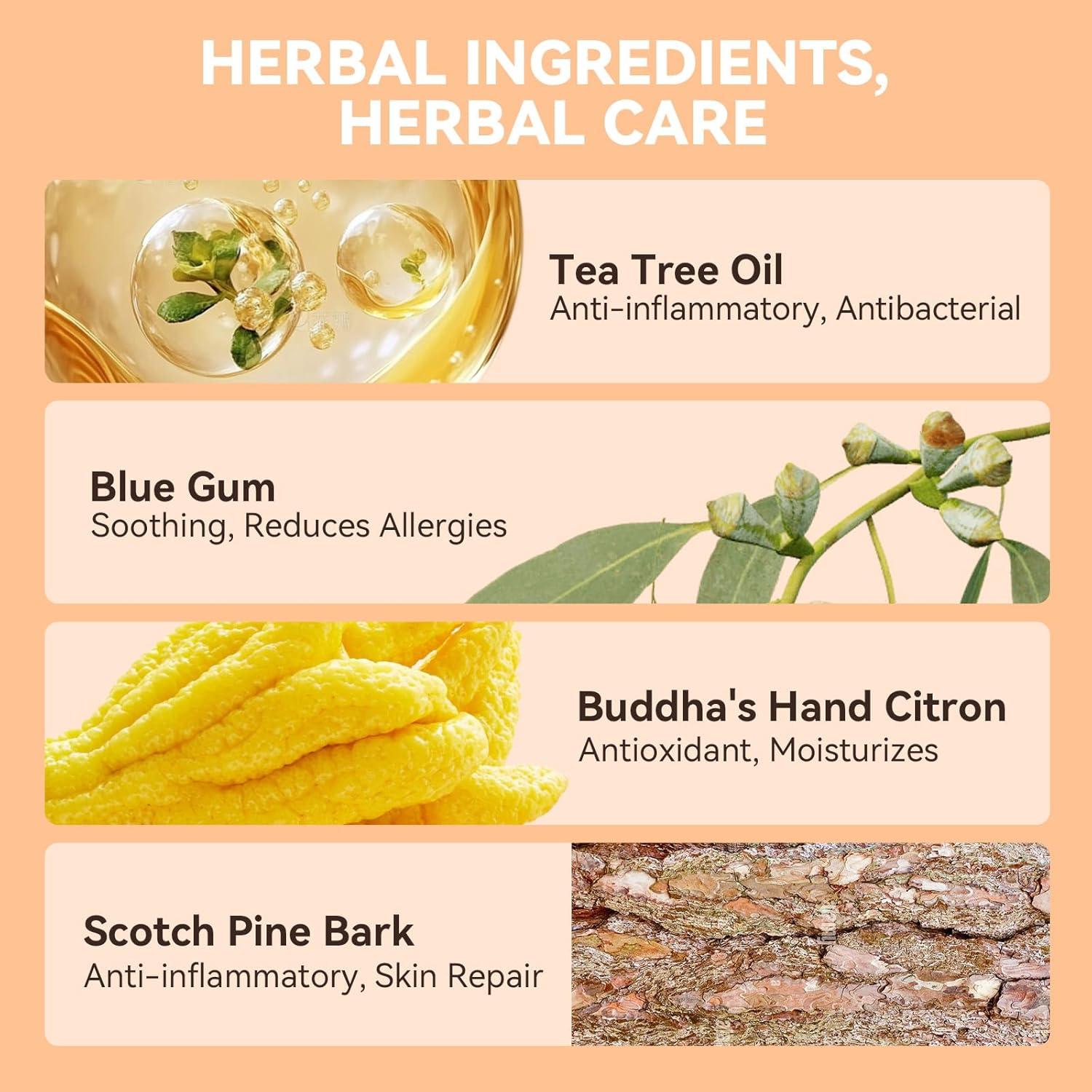 Ensemble de produits anti-démangeaisons naturels Puainta Spray, Quantum Silver Spray 4 floz et Shampooing à base de plantes 8 floz