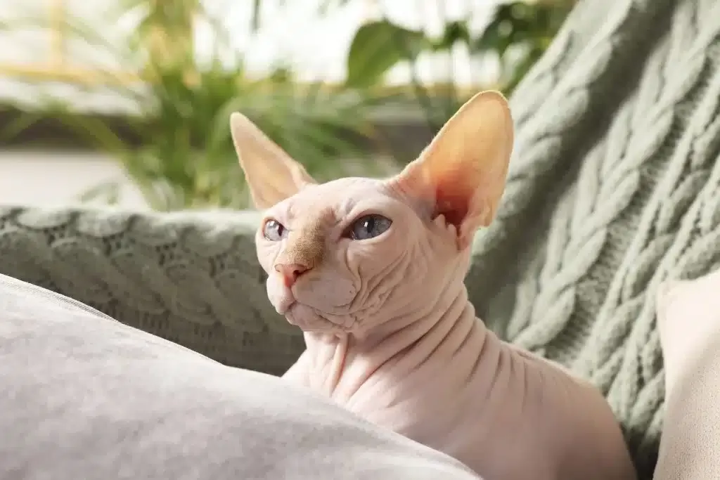 Gatos calvos: razas, problemas de la piel, consejos de cuidado