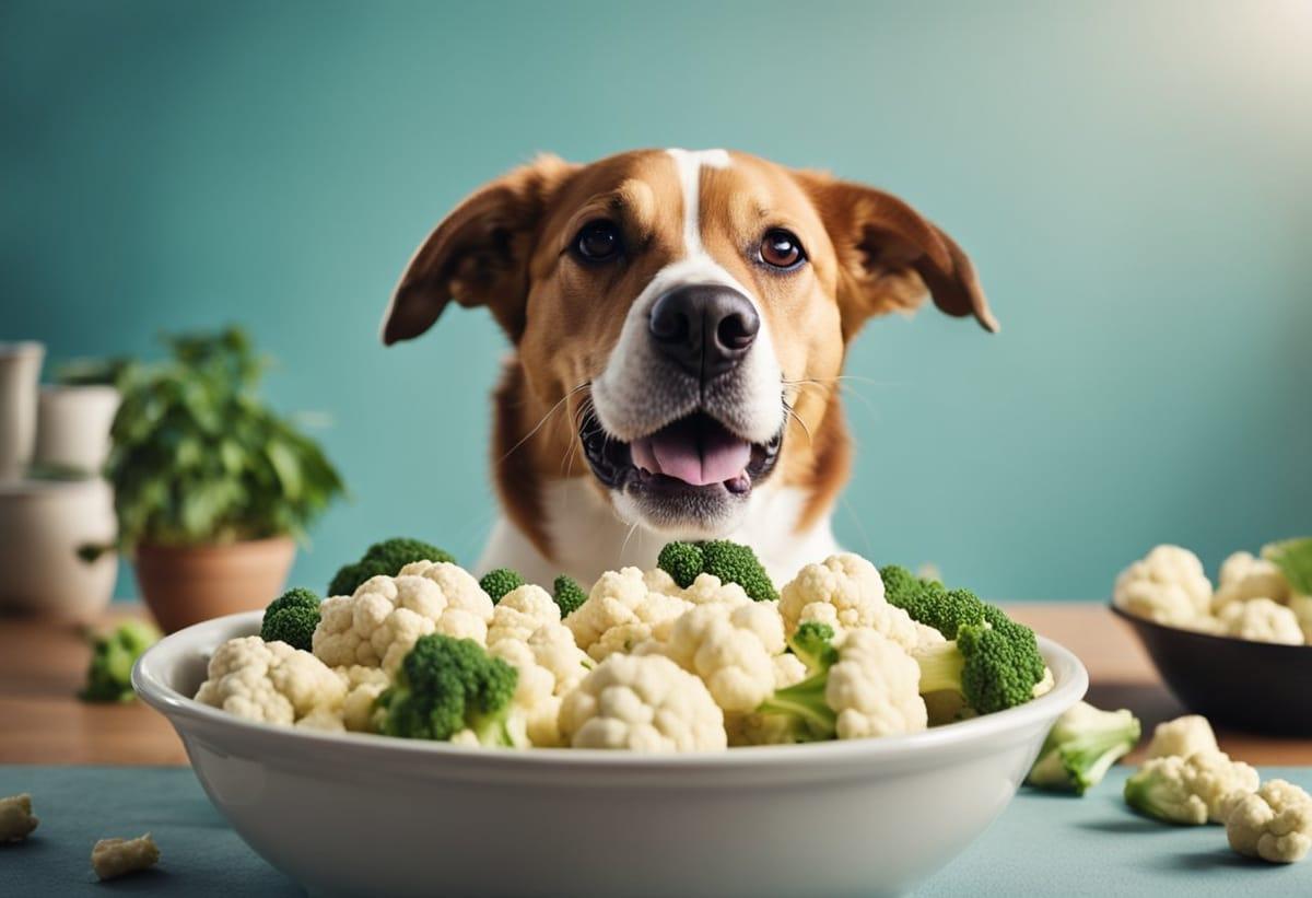 ¿la coliflor es buena para los perros?