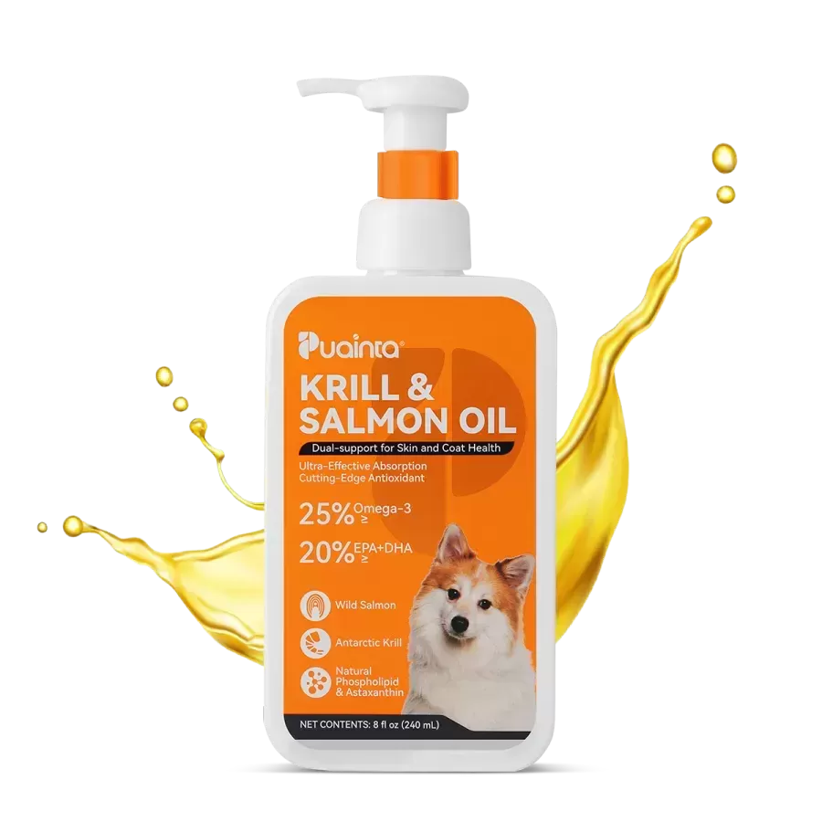 Krill Salmon Oil Skin and Coat Health for Dog